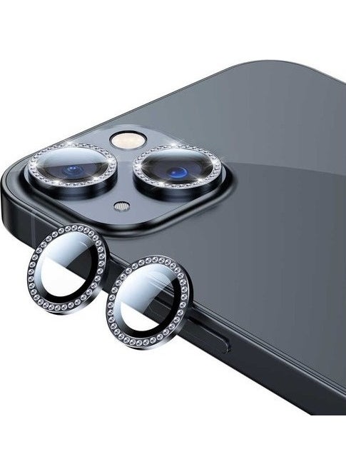 Arazon - Apple iPhone 13/13 Mini Stone Camera Lens Protector Framed Protector - Image 1