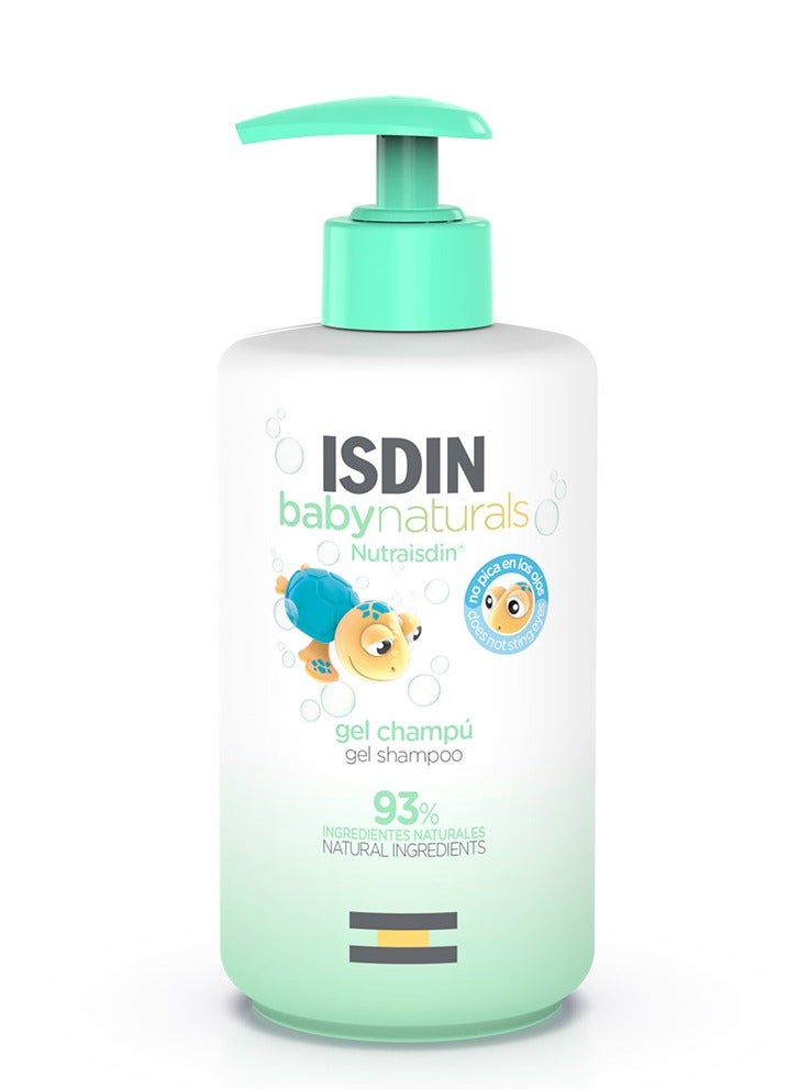 ISDIN Nutraisdin Baby Natural Gel Shampoo Baby Hair and Skin Daily Hygiene Shampoo 400ml