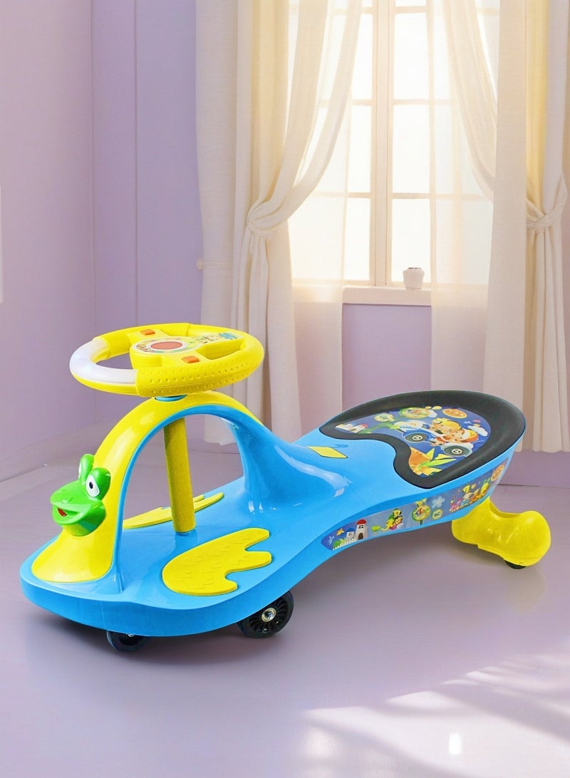 EASY FUTURE Toddler Ride-On Swing Car Magic Wiggle Twister Car with Music | Fun Ride-on Toy for Kids Boys & Girls - Image 1