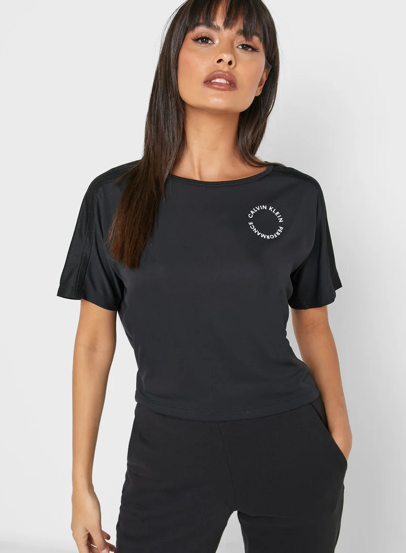 Logo Open Back T-Shirt