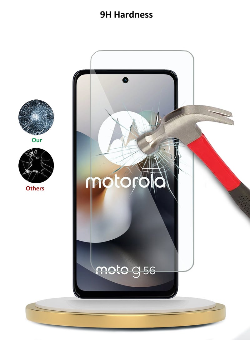 دبليو تيك حوProtect شاشة زجاجية مقواة 9H 2.5D لجهاز موتورولا موتو جي 56 5G 2025 من سلسلة ويتيك المتميزة بحواف منحنية (MSG9CN) - شفاف - Image 3
