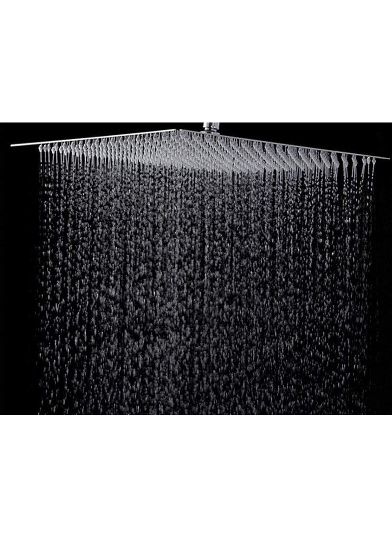 AMJ - AMJ® 8x8 (8") Stainless Steel UltraSlim Square Rain Shower - Image 1