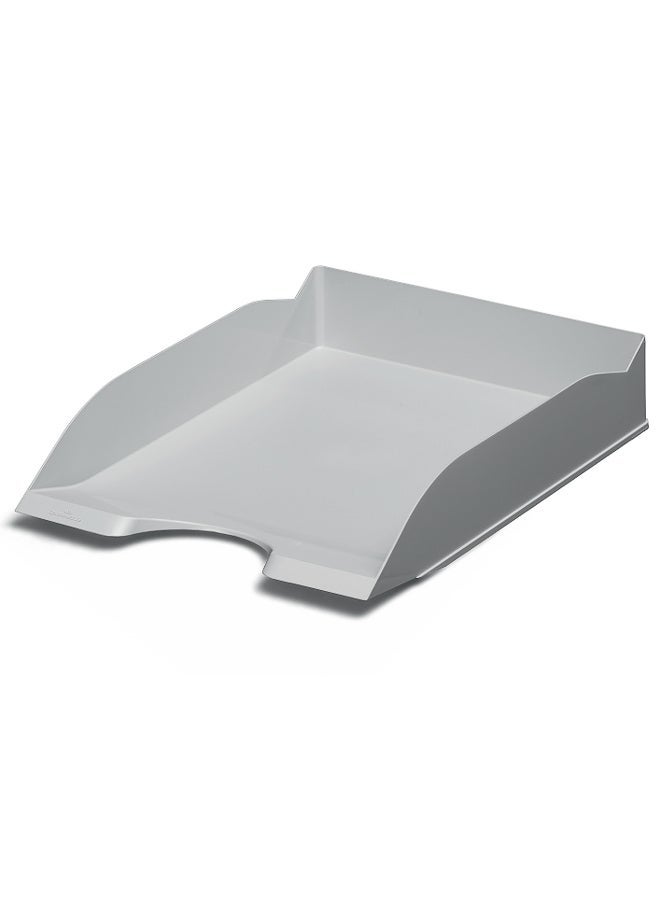Durable Document Organizer Tray, 80% Post-Consumer Recycled Eco-Label, Stackable Vertical/Offset, Wide Recess & Slanted Front for A4–C4 Papers, 500-Sheet Capacity, Made in Germany - Image 1