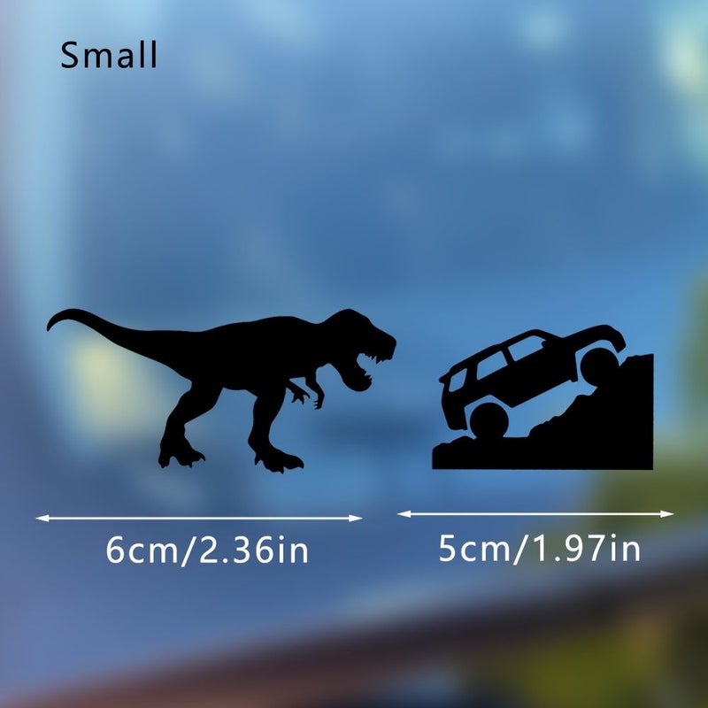 1 Set Car Silhouette Sticker SUV Easter Egg Decal Small Windshield Decorative - Image 4