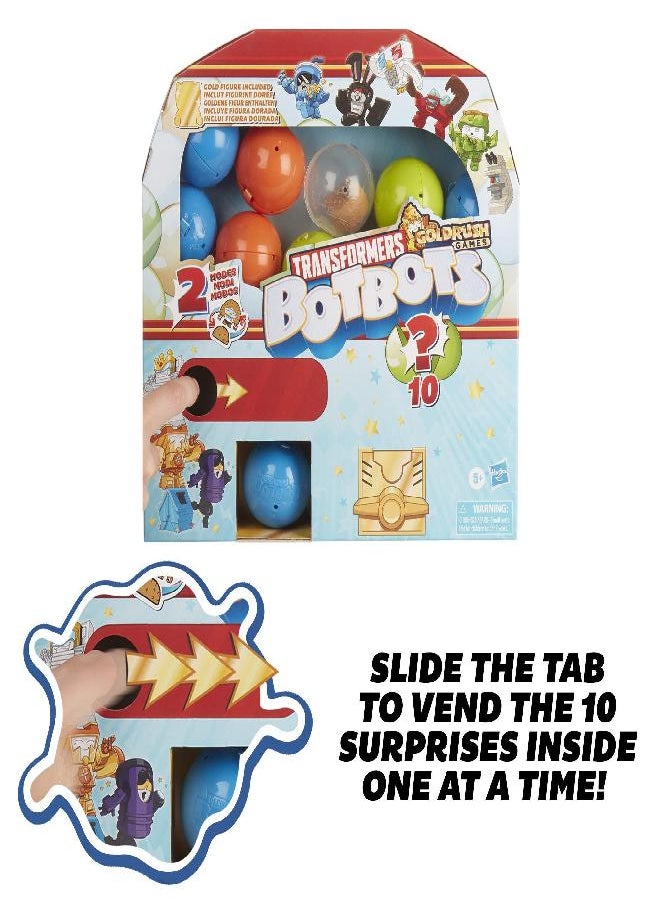 TRANSFORMERS - Transformers Toys BotBots Series 4 Surprise Unboxing: Gumball Machine - 5 Figures, 4 Stickers, 1 Rare Gold Figure - for Kids Ages 5 and Up by Hasbro - Image 1