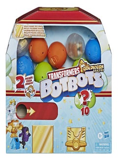 Transformers Toys BotBots Series 4 Surprise Unboxing: Gumball Machine - 5 Figures, 4 Stickers, 1 Rare Gold Figure - for Kids Ages 5 and Up by Hasbro