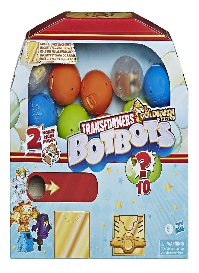 TRANSFORMERS - Transformers Toys BotBots Series 4 Surprise Unboxing: Gumball Machine - 5 Figures, 4 Stickers, 1 Rare Gold Figure - for Kids Ages 5 and Up by Hasbro - Image 1
