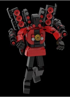 Y&D Skibidi Toilet Man Toy Building Blocks 397 Pcs Super Twin Cannon Titan Soundman Toy Ideas Toys Battle Horror Game Model Ideas Toys Gifts for Adult & Kids  - Image 5