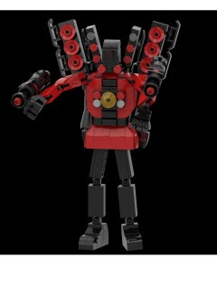 Y&D Skibidi Toilet Man Toy Building Blocks 397 Pcs Super Twin Cannon Titan Soundman Toy Ideas Toys Battle Horror Game Model Ideas Toys Gifts for Adult & Kids  - Image 2