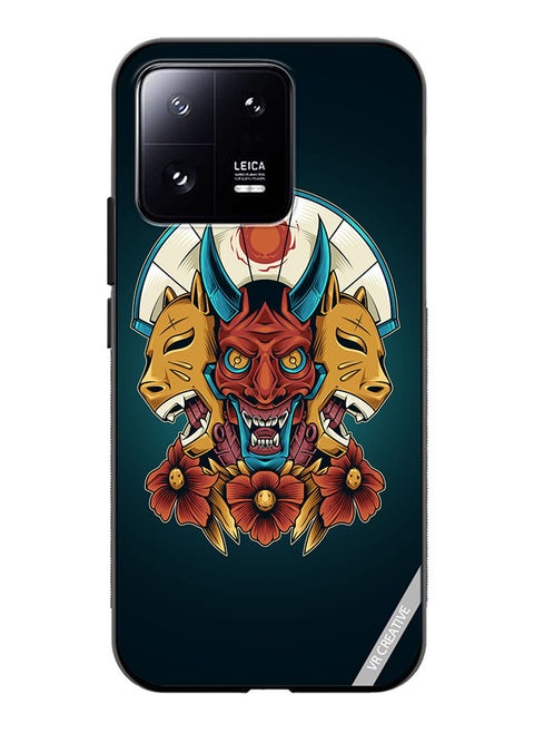 Protective Case Cover For Xiaomi 13 Devil Mask Design Multicolour