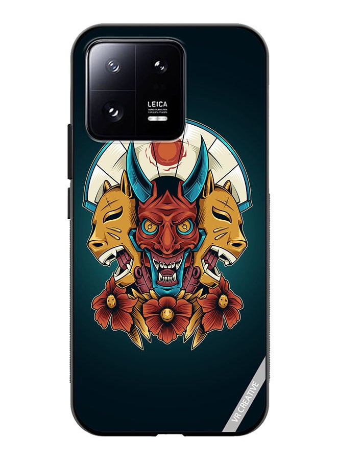 Protective Case Cover For Xiaomi 13 Devil Mask Design Multicolour
