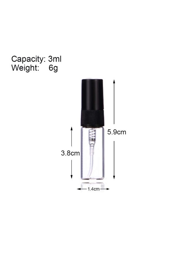 Enslz 3ml Perfume Mist Spray Bottles Refillable Mini Empty Travel Clear Refillable Atomizer Glass Bottles 35pcs 3ml - Image 4