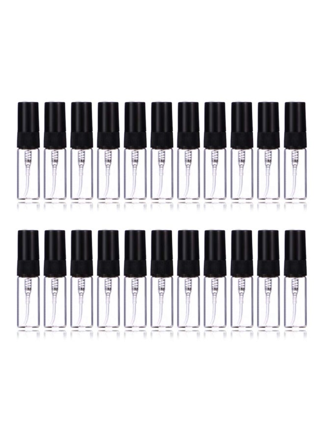 Enslz 3ml Perfume Mist Spray Bottles Refillable Mini Empty Travel Clear Refillable Atomizer Glass Bottles 35pcs 3ml - Image 2