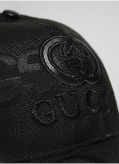 GUCCI Gucci GG Monogram Canvas Baseball Cap - Black  - Image 3