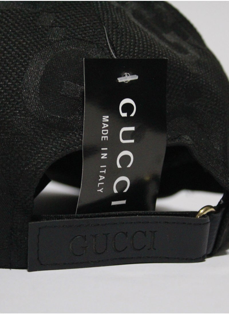 GUCCI Gucci GG Monogram Canvas Baseball Cap - Black  - Image 5