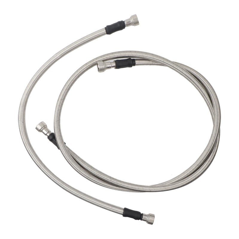MUCO Stainless Fuel Line kit Fuel Tank Hoses 15167372 15077513 Flexible Braided Lines Stainless Steel for GMC Sierr Chevy Silverado 2500HD 3500HD 66L Duramax 2001 2002 2003 2004 2005 06 07 08 09 10 - Image 2
