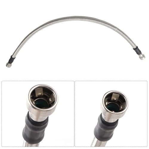 MUCO Stainless Fuel Line kit Fuel Tank Hoses 15167372 15077513 Flexible Braided Lines Stainless Steel for GMC Sierr Chevy Silverado 2500HD 3500HD 66L Duramax 2001 2002 2003 2004 2005 06 07 08 09 10 - Image 3