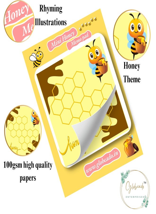 GLOBEADO Memo Pads - 160 Sheets (4 Patterns) | Tear-Off Notepads for Office, School & Home - Image 3