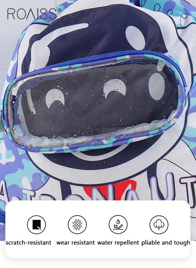 roaiss Kids Beach Backpack Set Waterproof Swim Bags Dry and Wet Separation Large Capacity Children Portable Sports Backpack with Independent Shoe Compartment - Image 3