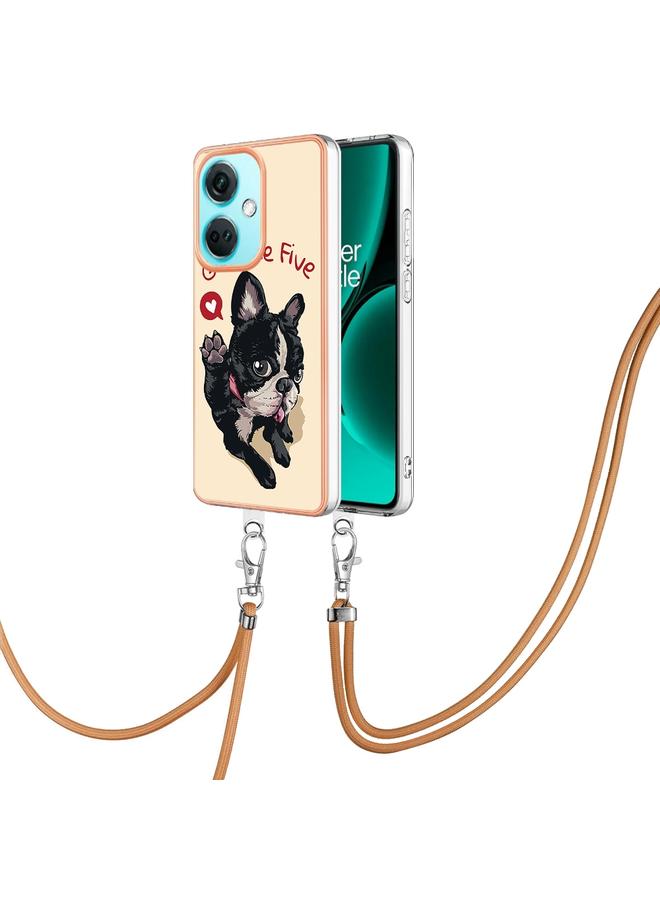 اس-توب جراب لهاتف OnePlus Nord CE3 مطلي بالكهرباء من الجانبين مع حبل تعليق - Image 1