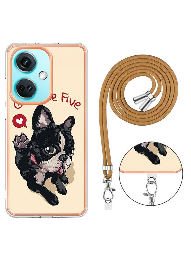 اس-توب جراب لهاتف OnePlus Nord CE3 مطلي بالكهرباء من الجانبين مع حبل تعليق - Image 4