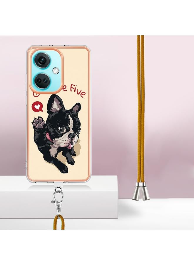 اس-توب جراب لهاتف OnePlus Nord CE3 مطلي بالكهرباء من الجانبين مع حبل تعليق - Image 3