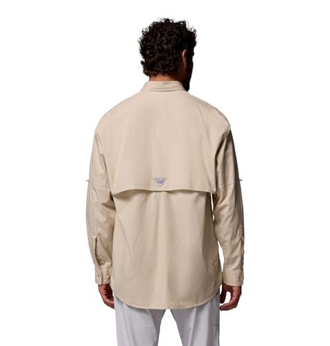 Columbia Mens PFG Bonehead Long Sleeve Fishing Shirt Fossil Large - Image 3