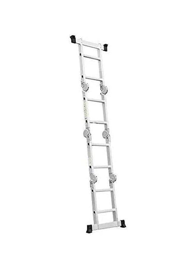 Multi Purpose 4x2 x 2.6m Foldable Aluminium Ladder 8 Rungs