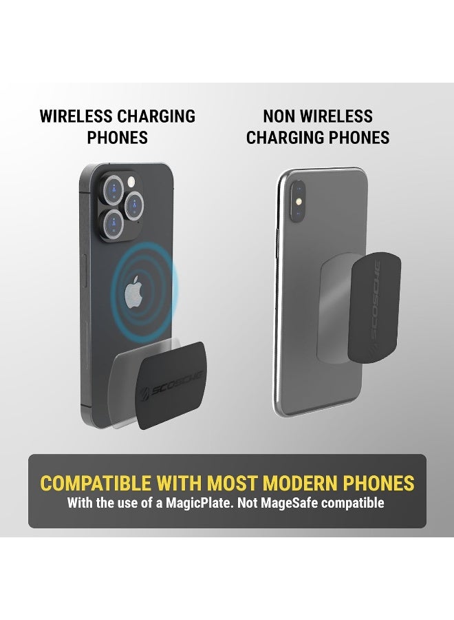 Scosche MMWSM-2PKXCES0 MagicMount Select Magnetic Phone, GPS or Tablet Suction Cup Mount, 360 Degree Adjustable Head, StickGrip Suction Cup Car Mount, Black (Pack of 2) - Image 5