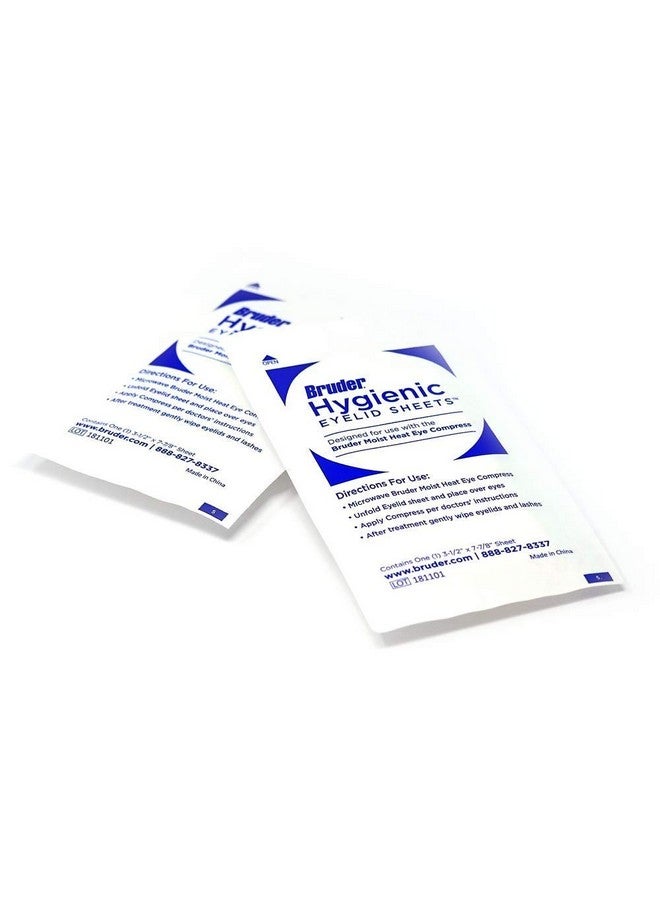 Bruder Hygienic Eyelid Micro Fine Individually Wrapped Untreated Sheets 35 Count Box - Image 3