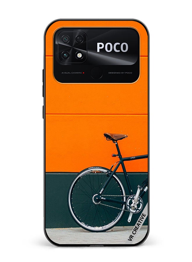 VR CREATIVE Protective Case Cover For Xiaomi Poco C40 Cycle Design Multicolour - Image 1