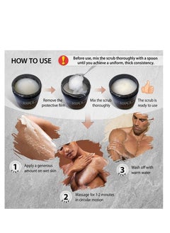Dead Sea Collection Salt Body Scrub Sandalwood For Men – Moisturizes, Exfoliates & Nourishes Skin – Cleanses & Detoxifies with Dead Sea Minerals - Dead Sea Collection – 23.28 OZ  - Image 5