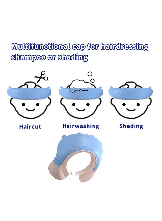 SYOSI Baby Shower Cap, Adjustable Shower Bath Visor Hat for Toddler Kids Hair Washing and Bathing, Waterproof Shampoo Cap Protect Ears and Eyes - Image 3