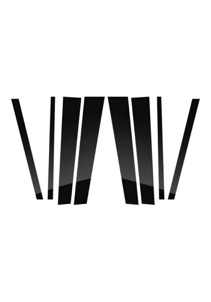 QASULER 8PCS Polished Pillar Posts for Toyota Prado - Image 2