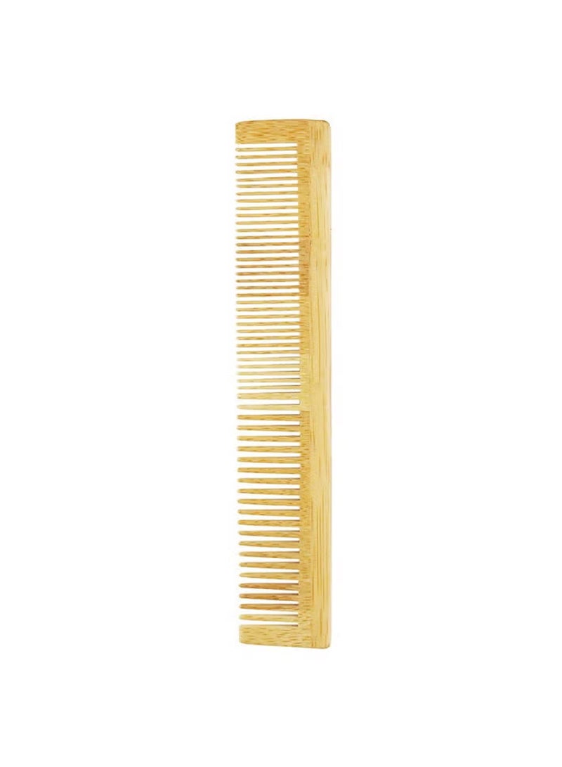 6PCS Natural Bamboo Comb Set Wooden Massage Hair Brush, Bamboo Comb Paddle Detangling Hairbrush, Wide-Tooth and Tail Comb No Bristle, Suit for Women Men and Kids Thick/Thin/Curly/Dry Hair - Image 5