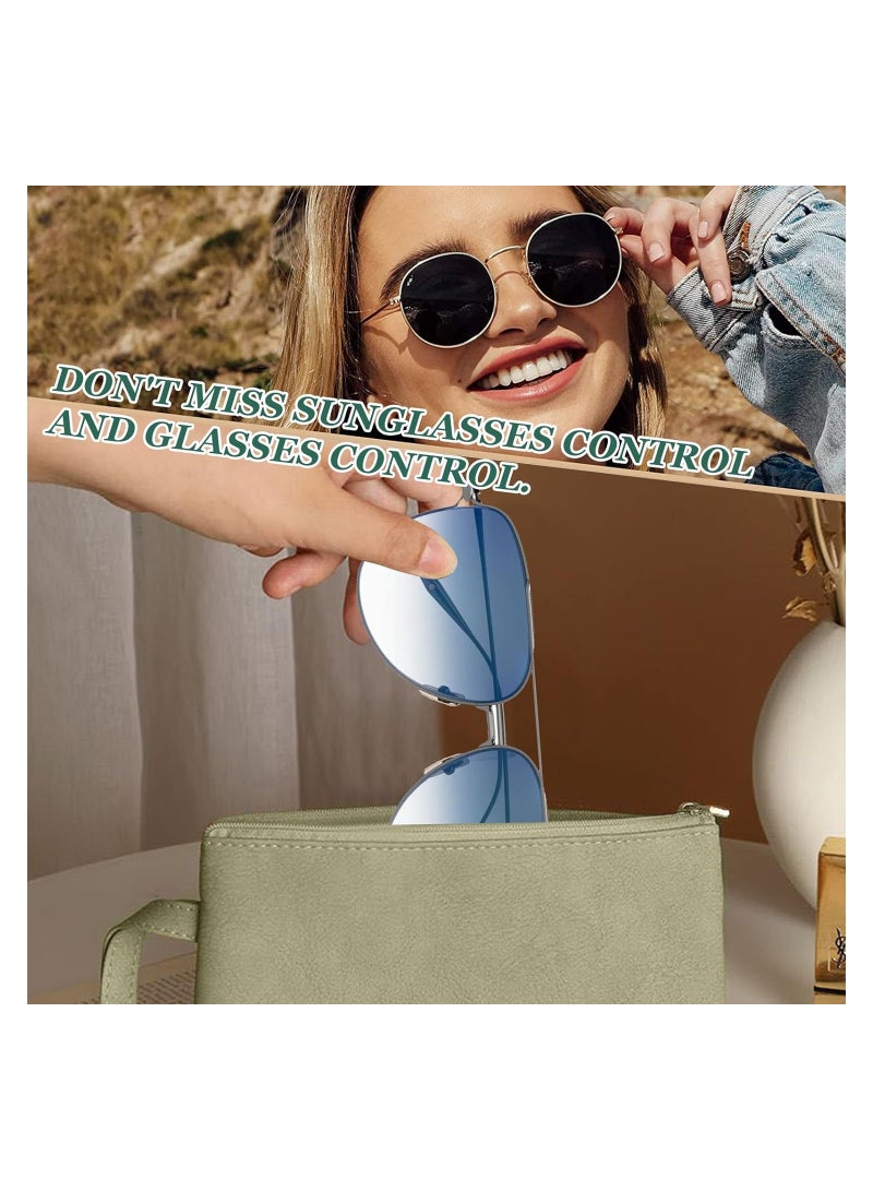 Cosmetic Bag Organiser, Small Makeup Bag, for Purse PU Leather Mini Cosmetic Bags, Waterproof Zipper Handbag, Travel Make up Pouch, with Compartments Versatile Storage Pouches (2 PCS) - Image 5