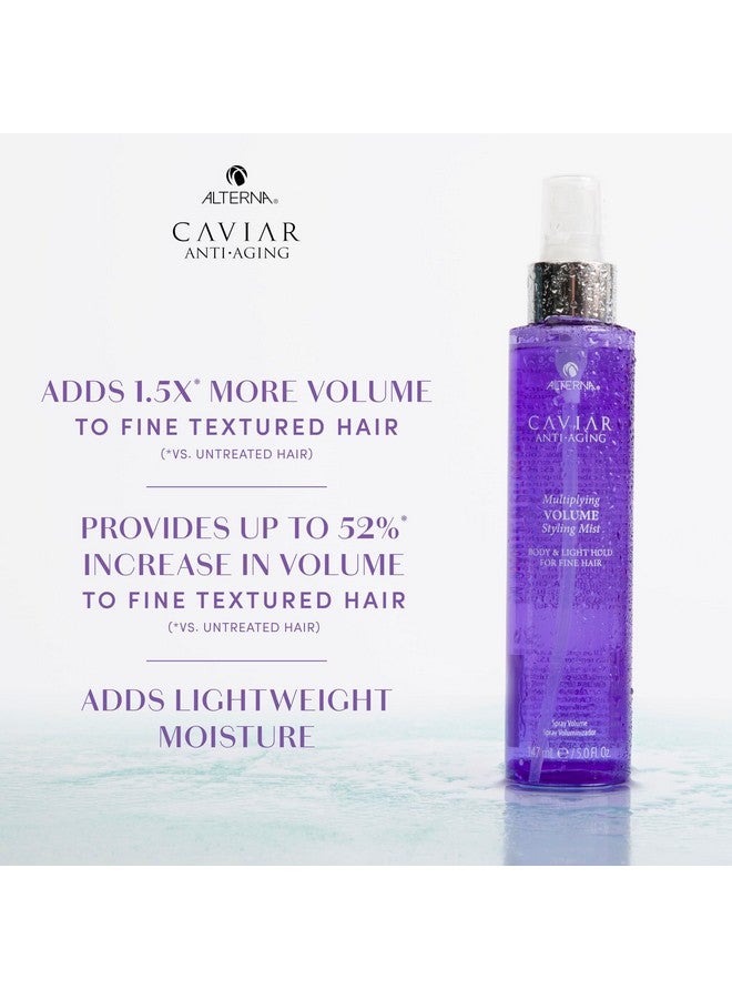 Alterna Caviar Anti-Aging Multiplying Volume Styling Mist, 5 Ounce | For Fine, Thin Hair | Light Hold | Sulfate Free , 5 Fl Oz (Pack of 1) - Image 2