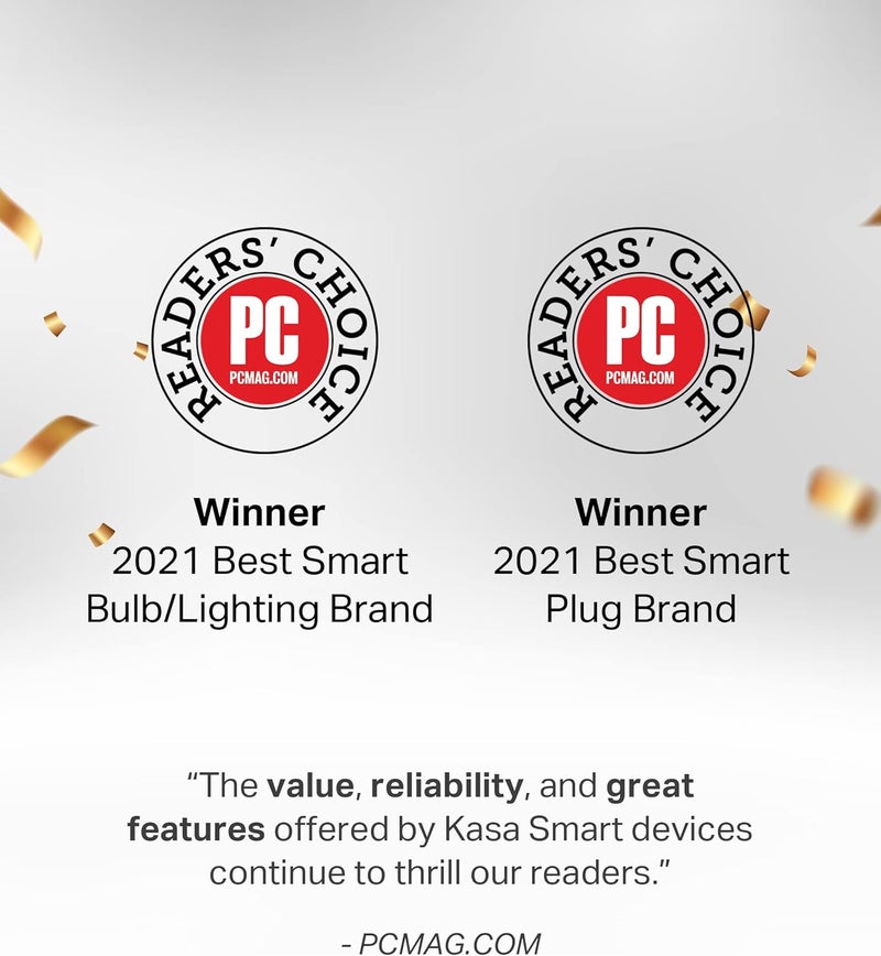 Kasa Smart موزع الطاقة Plug Power KP303، واقي من زيادة التيار مع 3 مآخذ ذكية قابلة للتحكم بشكل فردي و 2 منفذ USB، يعمل مع أليكسا و Google Home، بدون حاجة إلى محور، أبيض - Image 2