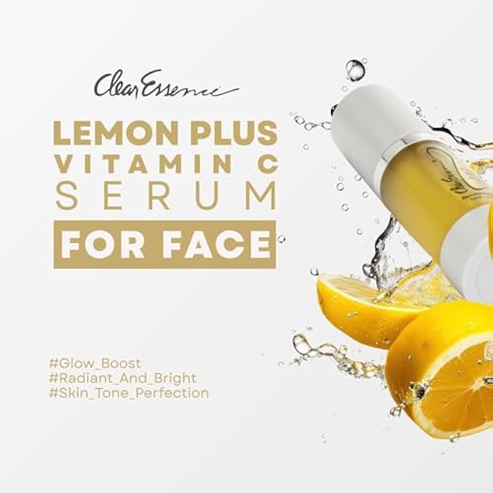 Clear Essence Lemon Plus Vitamin C Serum for Face 0.5oz – Hydroquinone-Free Brightening Serum, Dark Spot Corrector, Skin Lightening for Hyperpigmentation, Even Skin Tone & Glowing Complexion - Image 3