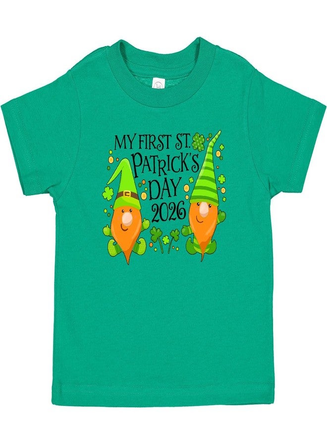 inktastic My First St. Patrick's Day 2026- Gnomes Baby T-Shirt 18 Months Kelly Green 47f88 - Image 1