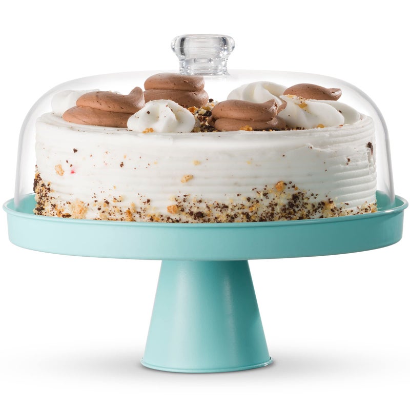 Table Concept Cake Stand, Footed Cake Stand with Lid, Serving Platter, Housewarming Gifts - Image 1