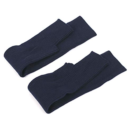 F Flammi Cashmere Blended Arm Warmer for Women Winter Fingerless Gloves Knit Mitten Gloves Wrist Warmer with Thumb Hole - Image 4