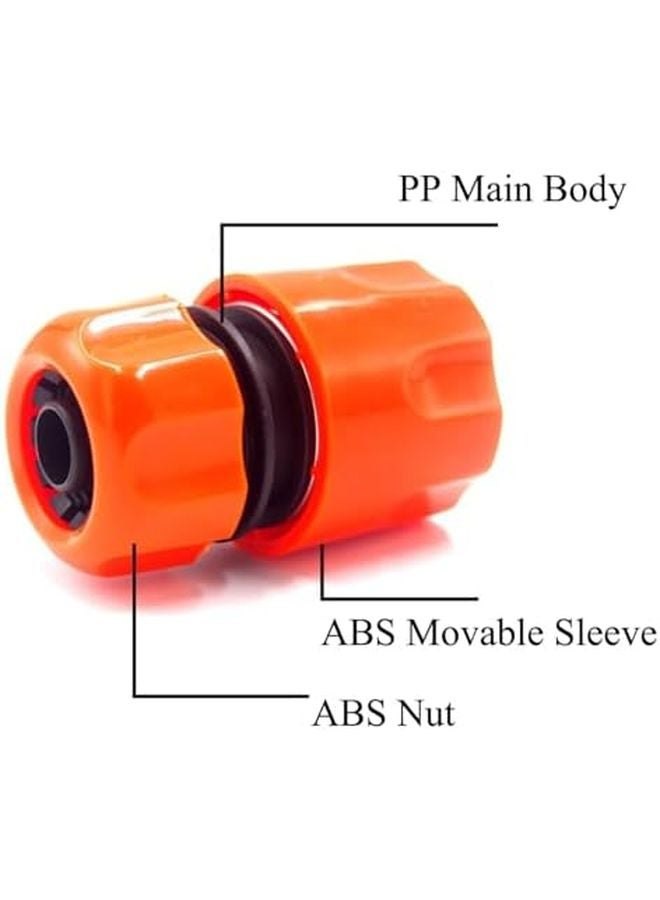 Blue Garden Hose Quick Connect Fitting 1 2 Inch Plastic Thread Connector Repair - Image 4