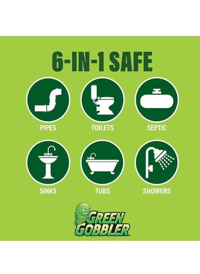 GREEN GOBBLER - Green Gobbler Biodegradable and Odourless Formula Drain Clog Dissolver 916ml - Image 1