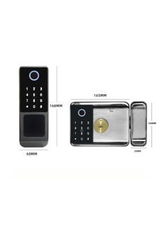 StarDY Waterproof TTLOCK Bluetooth App/Smart Outdoor Lock, Double Side Fingerprint Lock, Outdoor Gate, Digital Password, Remote App, Home Electronic Rim Lock  - Image 4