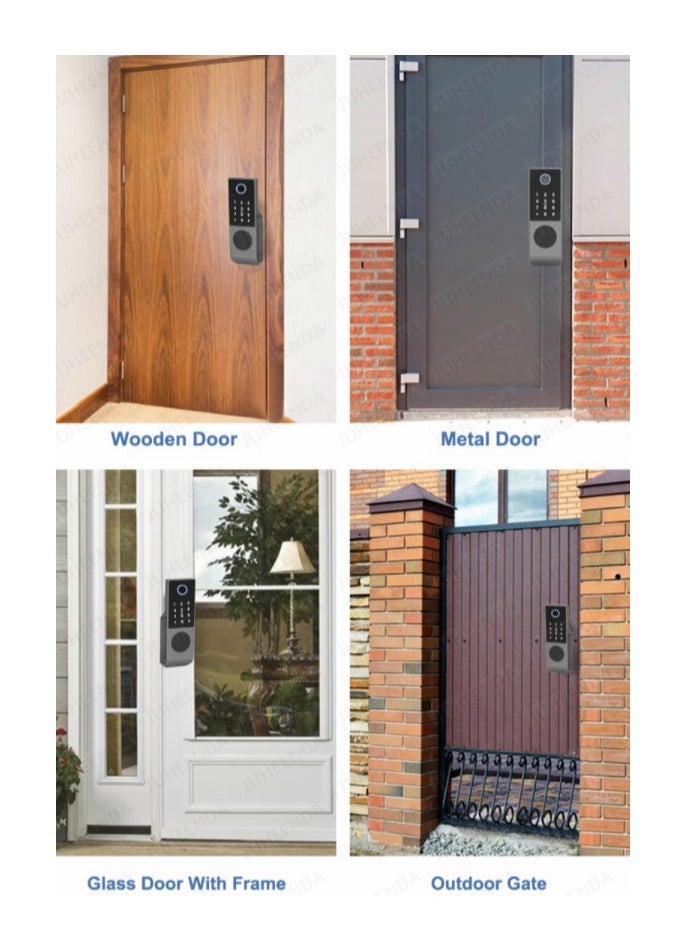 StarDY - Waterproof TTLOCK Bluetooth App/Smart Outdoor Lock, Double Side Fingerprint Lock, Outdoor Gate, Digital Password, Remote App, Home Electronic Rim Lock - Image 1