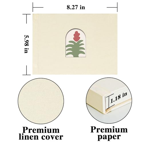 Vienrose Mini Photo Album - 52 Pocket Fits Instant Camera (12, 11, 9, 8, 90, 25), Polaroid Snap PIC-300, Kodak Mini 3-Inch Film, Beige - Image 4