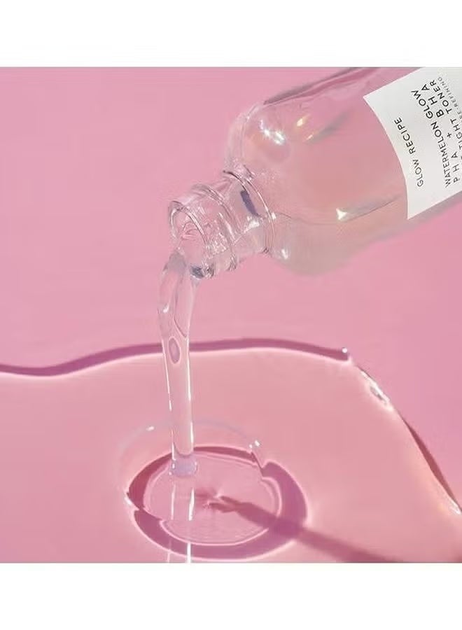 GLOW RECIPE Watermelon Glow PHA + BHA Pore-Tight Toner - Face Toner - Pore Minimizer & Gentle Facial Exfoliator For Tightening, Hydrating & Exfoliating - Glycerin, Watermelon & Cactus Water, 150ml - Image 4