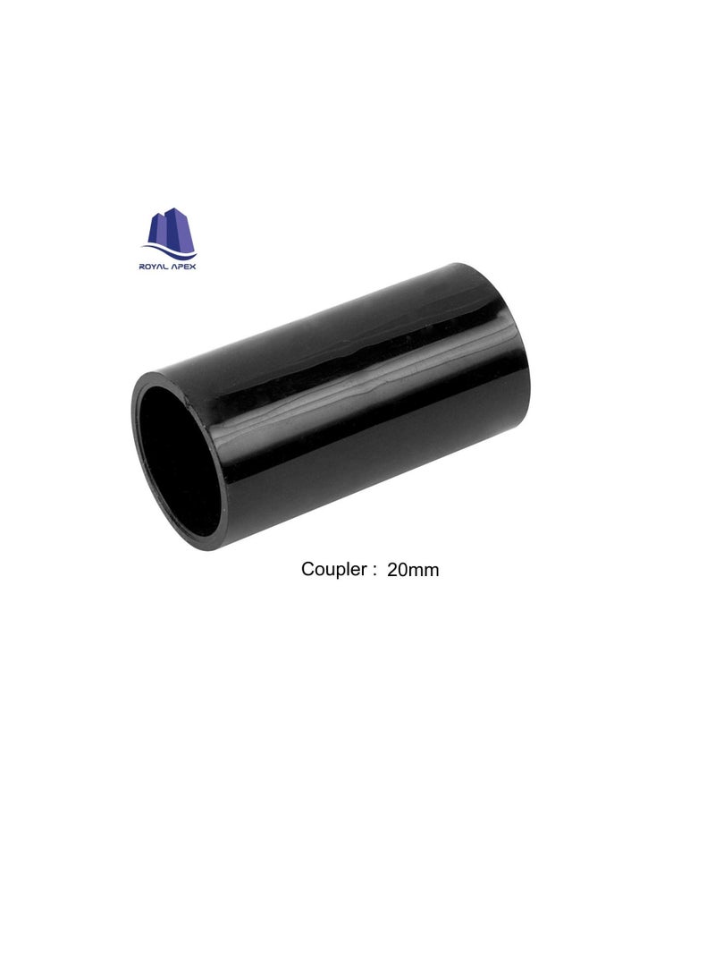 PVC Electrical Conduit Pipe & Fittings for Indoor and Outdoor Electrical Wiring and Cabling (Pack of 10) (20mm, Coupler) - Image 2
