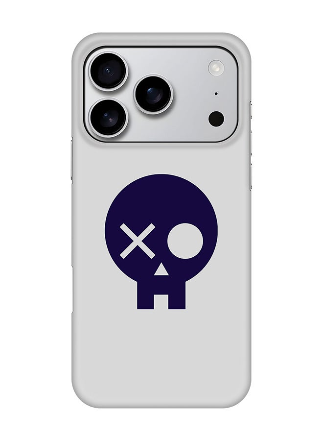 Stylizedd For iPhone 17 Pro,Case, [Compatible with MagSafe] Magnetic cover Slim fit Protection Matte, - Skull Patch